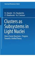 Clusters as Subsystems in Light Nuclei