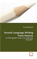 Second Language Writing From Sources