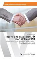 Theorie und Praxis der SPÖ von 1989 bis 2010