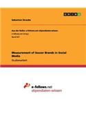 Measurement of Soccer Brands in Social Media