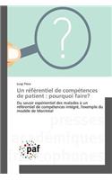 Un Référentiel de Compétences de Patient