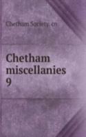 Chetham miscellanies
