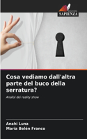 Cosa vediamo dall'altra parte del buco della serratura?