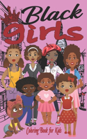 Black Girls Coloring Book for Kids