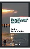 DRAMATIC SINGING PHYSIOLOGICALLY ESTIMAT