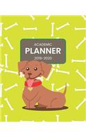 2019-2020 Academic Planner: Daily, Weekly and Monthly Dated Calendar Class Timetable With To Do's & Notes July 2019 - June 2020 V40