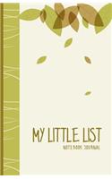 My Little List Notebook Journal