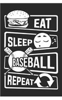 Eat Sleep Baseball Repeat