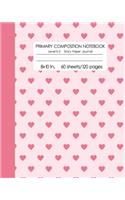 Primary Composition Notebook Level K-2 Story Paper Journal