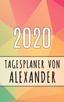 2020 Tagesplaner von Alexander