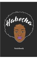 Habesha Notebook: Lined Journal for Afro and Rasta Fans - Paperback, Diary Gift for Men, Women and Children