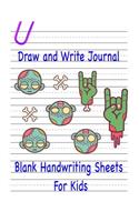 Draw and Write Journal: Blank Storybook Gift for Kids, Girls and Boys