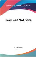 Prayer and Meditation