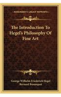 The Introduction To Hegel's Philosophy Of Fine Art