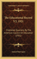 The Educational Record V2, 1921