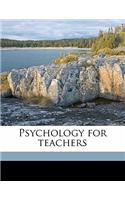Psychology for Teachers