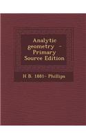 Analytic Geometry - Primary Source Edition: (English)