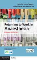 Returning to Work in Anaesthesia: Back on the Circuit