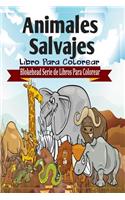 Animales Salvajes Libro Para Colorear