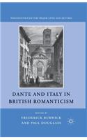 Dante and Italy in British Romanticism