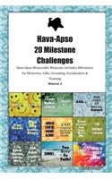 Hava-Apso 20 Milestone Challenges Hava-Apso Memorable Moments.Includes Milestones for Memories, Gifts, Grooming, Socialization & Training Volume 2