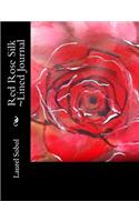 Red Rose Silk Lined Journal