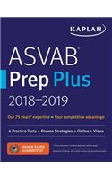 ASVAB Prep Plus 2018-2019: 6 Practice Tests + Proven Strategies + Online + Video(Kaplan Test Prep)