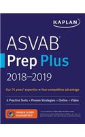 ASVAB Prep Plus 2018-2019: 6 Practice Tests + Proven Strategies + Online + Video