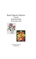 Bead Tapestry Patterns Peyote Botanical Study Every Day Lilies