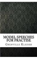 Model Speeches for Practise