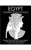 Egypt Coloring Book For Adults