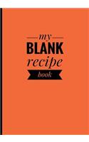 My Blank Recipe Book