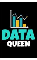Data Queen: Dot Grid Page Notebook Gift For Computer Data Science Related People.
