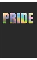 Pride Statement LGBTQ Regenbogen CSD: 120 Pages 6 'x 9' -Dot Graph Paper Journal Manuscript - Planner - Scratchbook - Diary