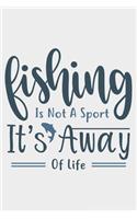 Fishing Is Not A Sport It's A Way Of Life