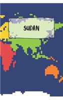Sudan: Ruled Travel Diary Notebook or Journey Journal - Lined Trip Pocketbook for Men and Women with Lines