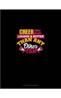 Cheer Moms Cheer Harder Louder & Better Than Any Other Fan: Cornell Notes Notebook(1352 Cornell Notes Notebook)