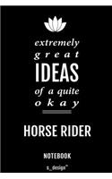 Notebook for Horse Riders / Horse Rider