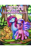 Unicorn Coloring Books for Girls Ages 4-8