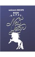 recipe book gift unicorn