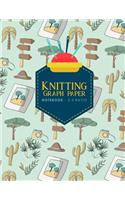 Knitting Graph Paper Notebook - 2: (Knitting Graph Paper Notebooks)