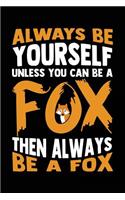 Always Be Yourself Unless You Can Be a Fox Then Always Be a Fox