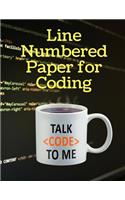 Line Numbered Paper for Coding