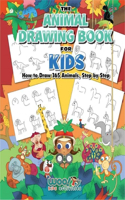 Animal Drawing Book for Kids: How to Draw 365 Animals, Step by Step