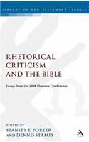 Rhetorical Criticism and the Bible