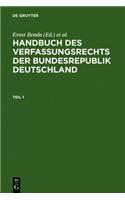 Handbuch Des Verfassungsrechts Der Bundesrepublik Deutschland