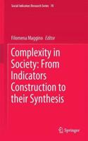 Complexity in Society: From Indicators Construction to their Synthesis: (70 Social Indicators Research Series)