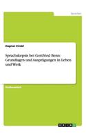 Sprachskepsis bei Gottfried Benn