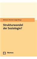 Strukturwandel Der Soziologie?