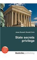 State Secrets Privilege